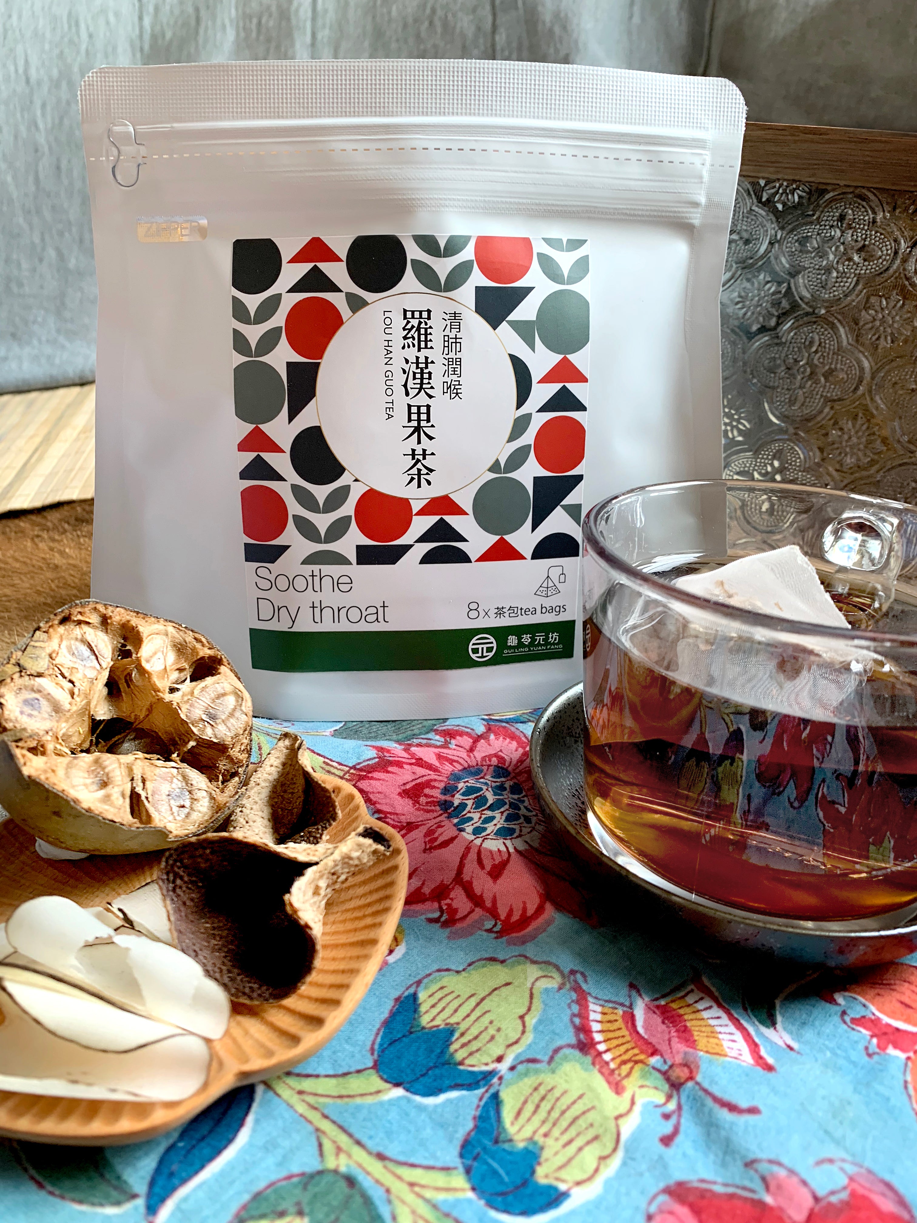 潤肺清肺潤喉【陳皮羅漢果茶】