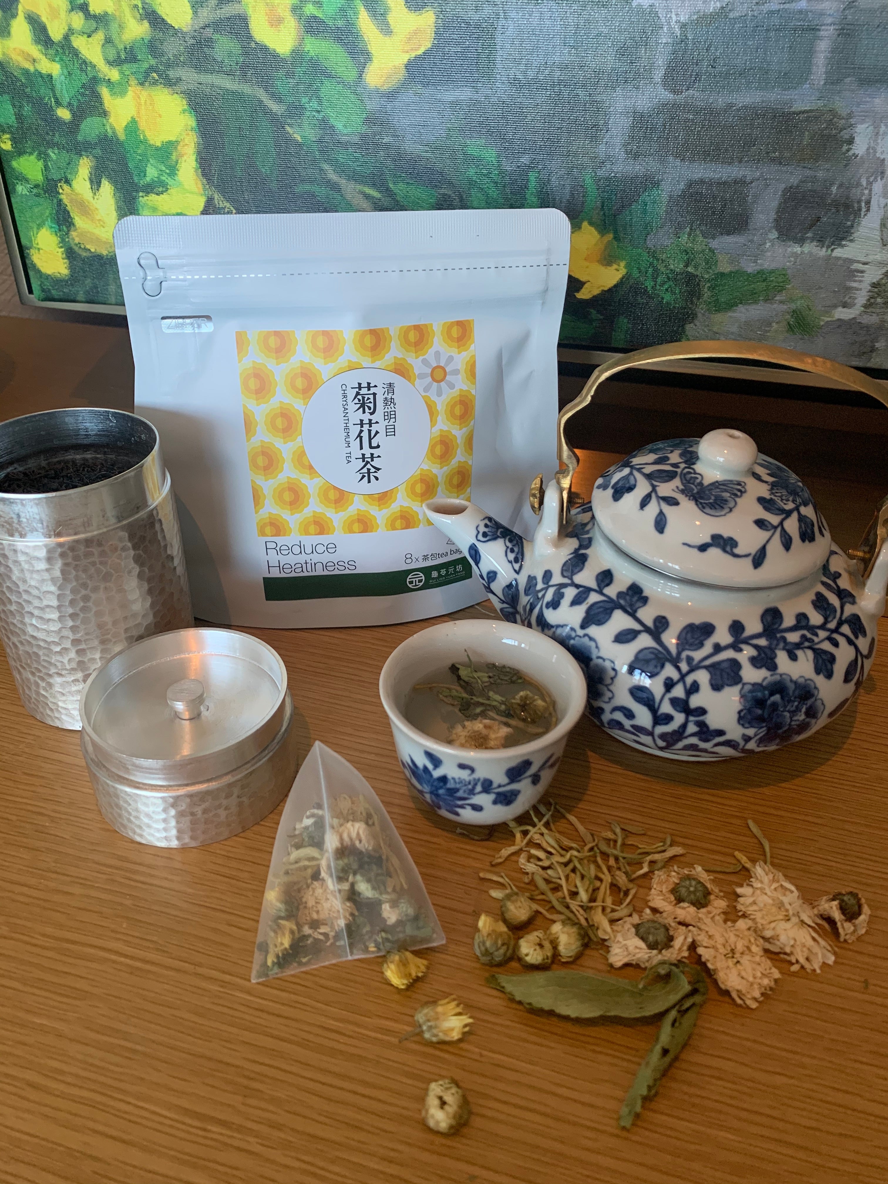【護眼組合】 - 抗炎明目【菊花茶】加 亮眼【黑杞子玫瑰桂圓】