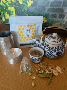 【護眼組合】 - 抗炎明目【菊花茶】加 亮眼【黑杞子玫瑰桂圓】